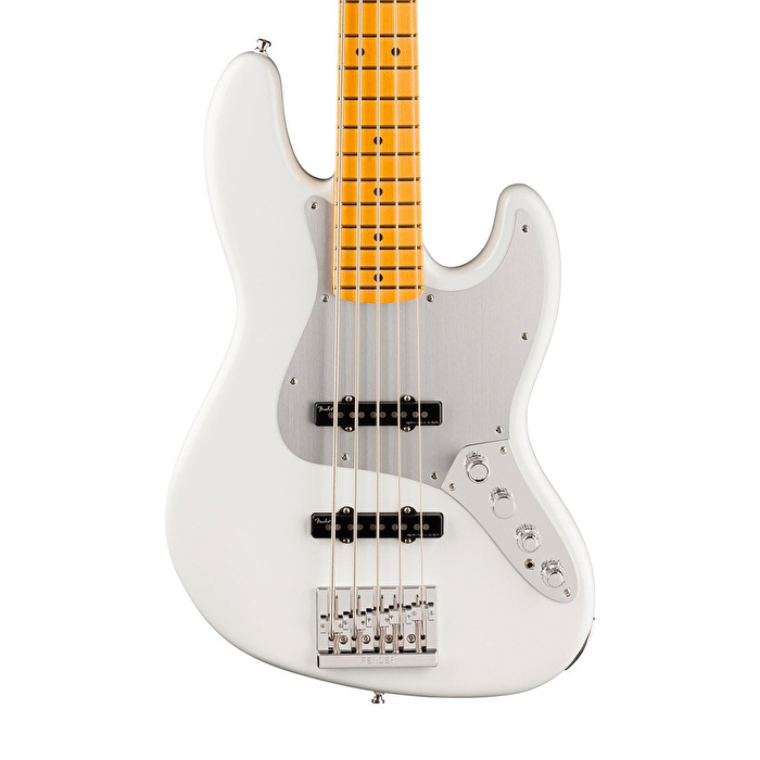 Fender American Ultra II Jazz Bass V Akçaağaç Klavye Avalanche 5 Telli Bas Gitar